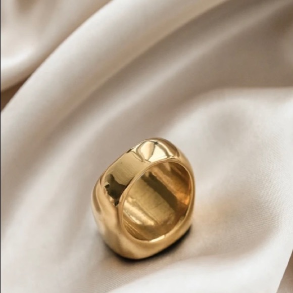 Brand New Tiger Eye Signet Ring - Picture 2 of 6